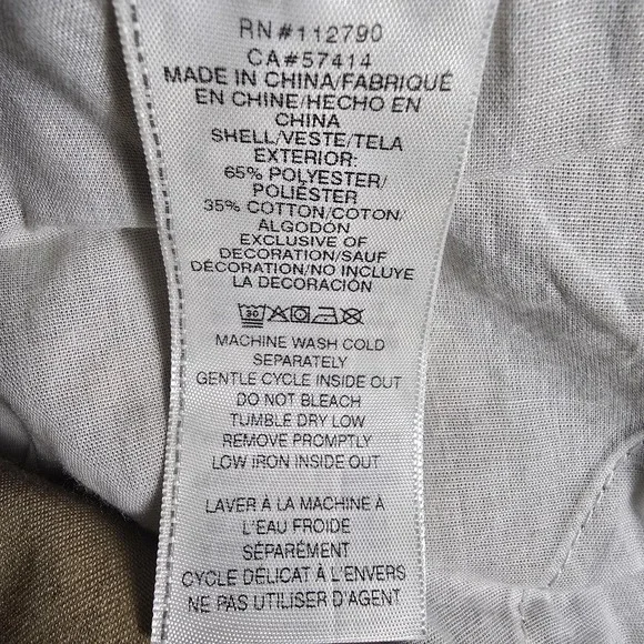 True Religion Cargo Pants Mens 38x32 Green Abstract Camo Straight Leg Utility - Picture 11 of 12